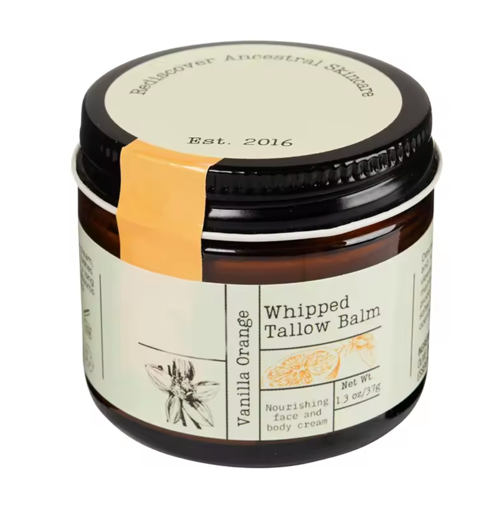 Charlies 100% Grass Fed Whipped Tallow Bath Balm - Vanilla Orange